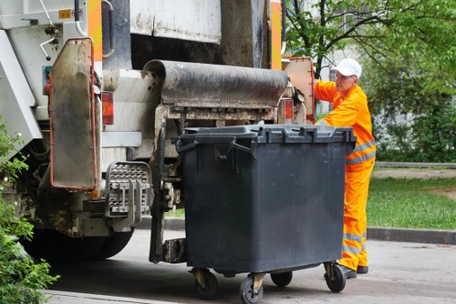 Environmentally-friendly waste sorting at a Hillingdon skip hire site